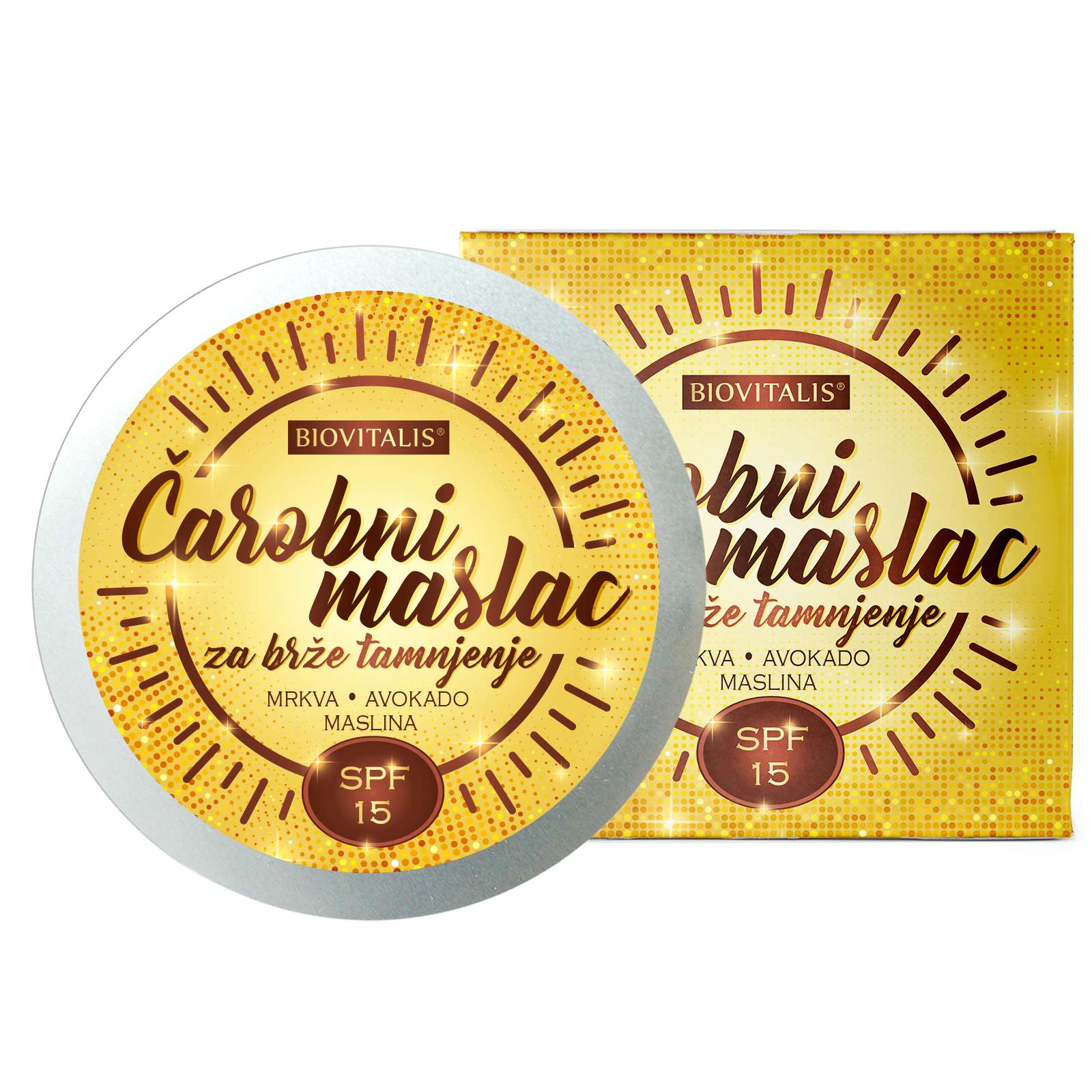 Čarobni maslac za brže tamnjenje SPF 15