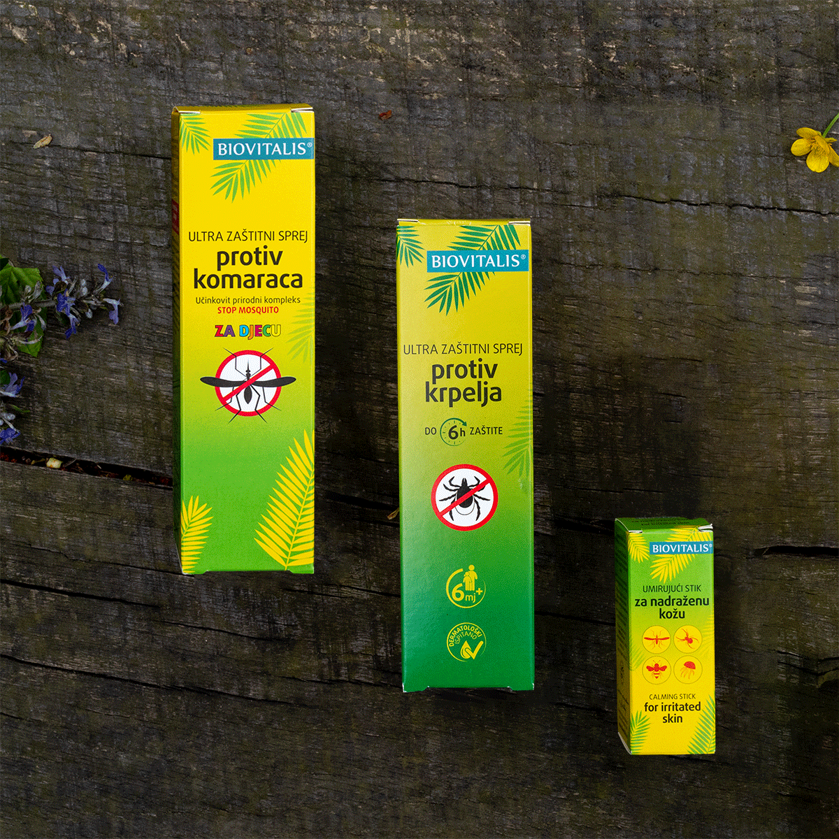 Biovitalis set protiv komaraca i krpelja za djecu gratis Umirujući stik