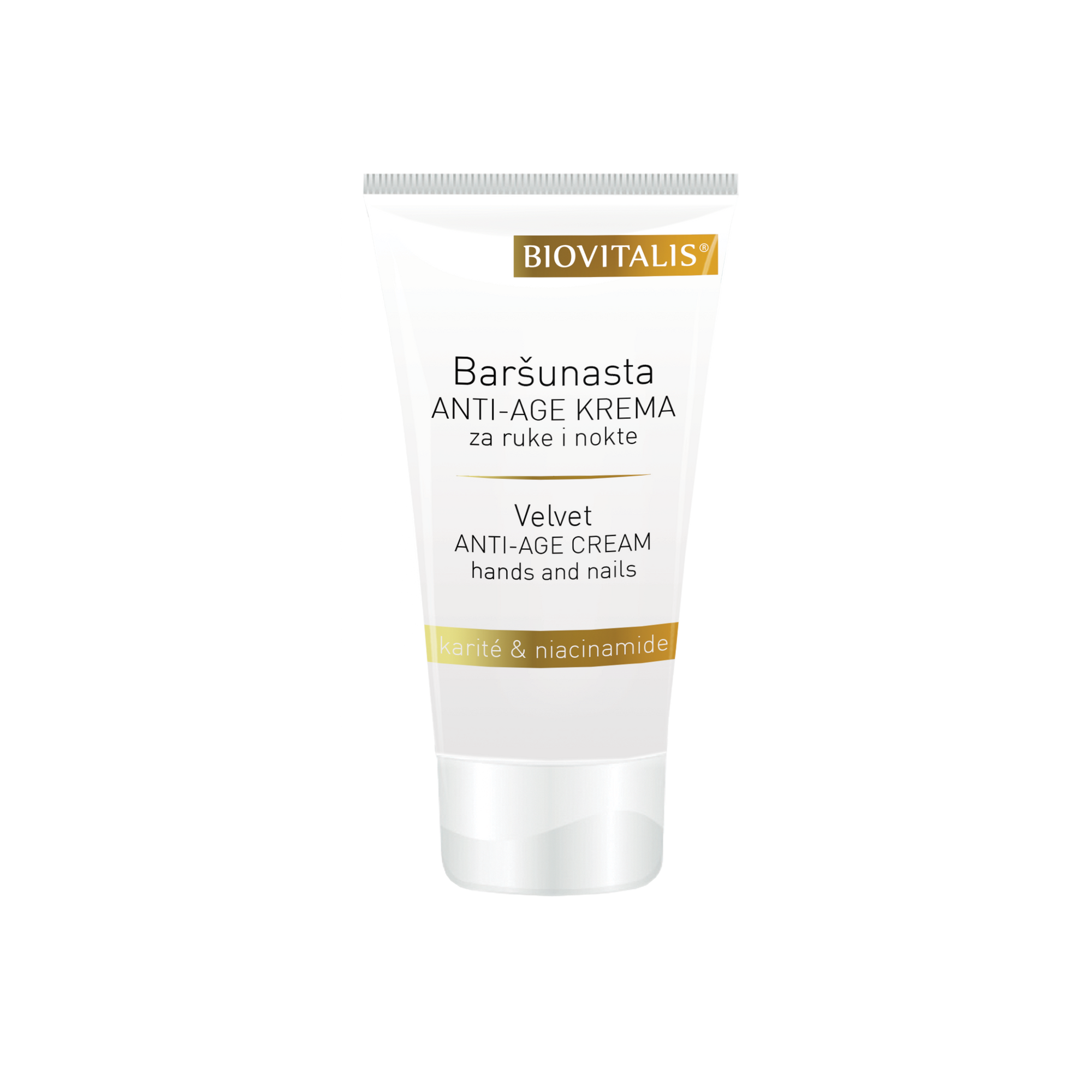 Crema de Manos y Uñas Antienvejecimiento de Textura Sedosa
