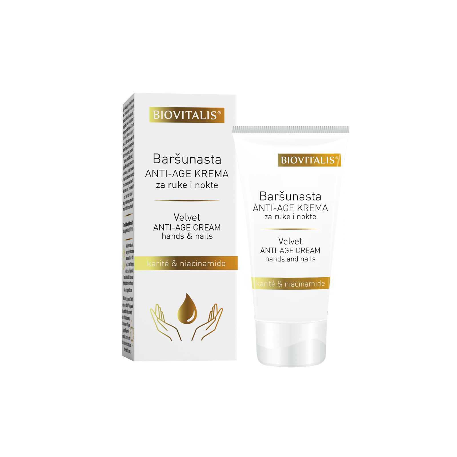 Crema de Manos y Uñas Antienvejecimiento de Textura Sedosa