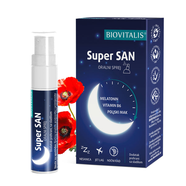 Biovitalis Super SAN sprej s melatoninom i makom