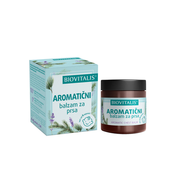 BIOVITALIS Aromatični balzam za prsa za lakše disanje za bebe