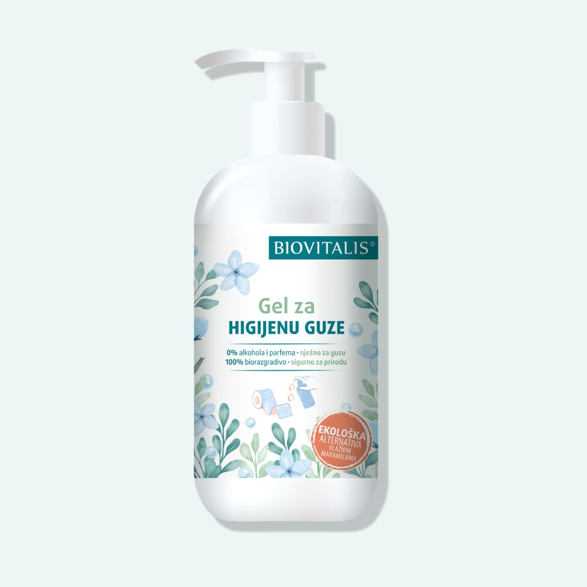 Biovitalis Gel za higijenu guze alternativa vlažnim maramicama
