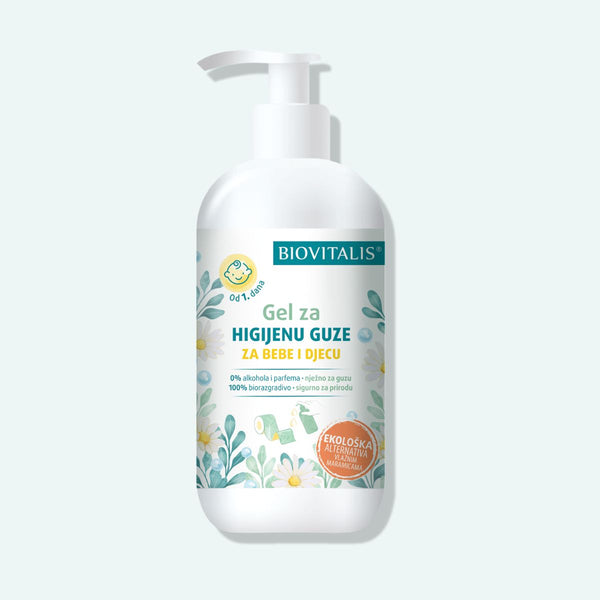 Biovitalis Gel za higijenu guze za bebe i djecu umjesto maramica