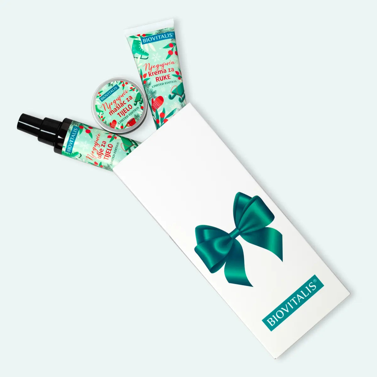 Bozicna carolija L set krema, ulje i maslac u poklon kutiji