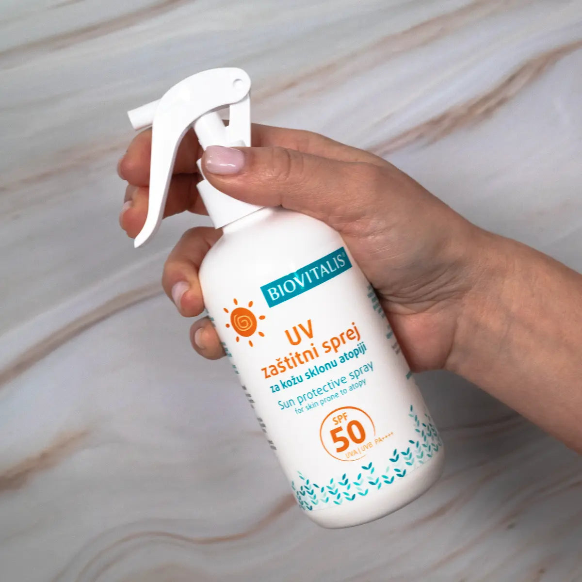 UV zaštitni sprej za kožu sklonu atopiji SPF 50