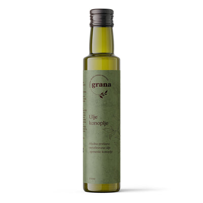 Cold Pressed Hemp Oil EKO 250 ml