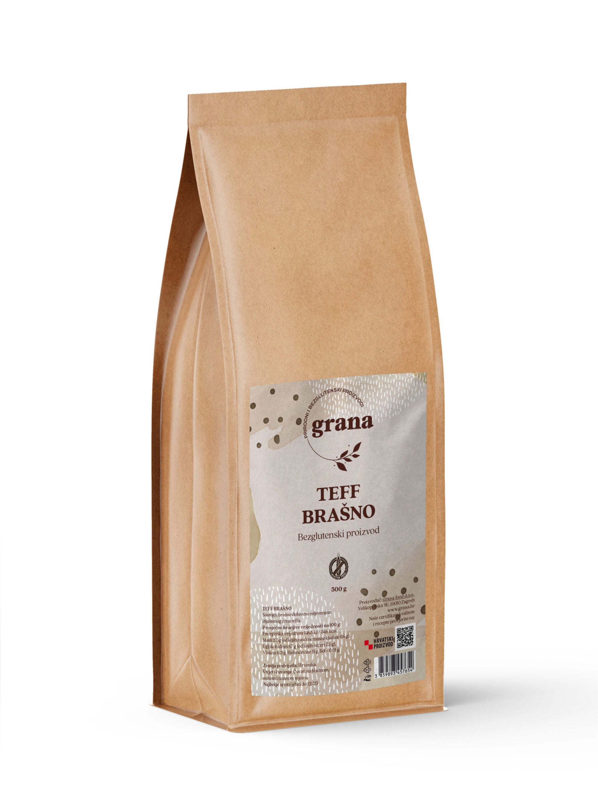 Teff Gluten-Free White Flour 500 g