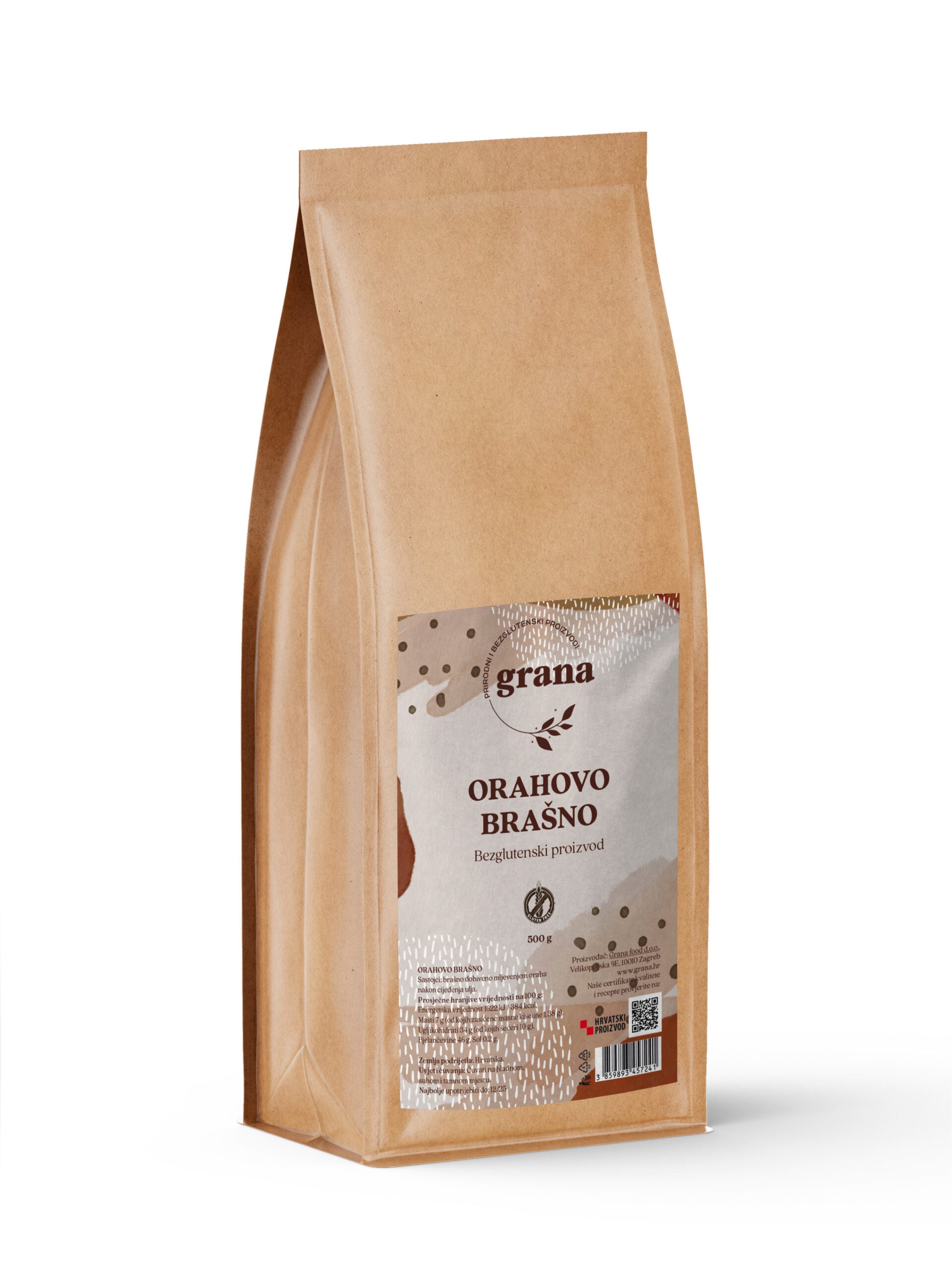 Eco Walnut Gluten-Free Flour 500 g