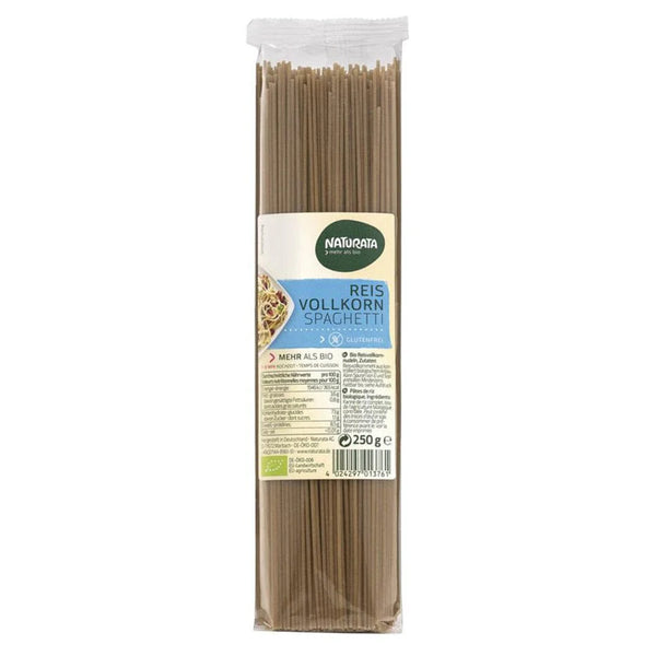 Organic Gluten-Free Brown Rice SPAGHETI Naturata 250g