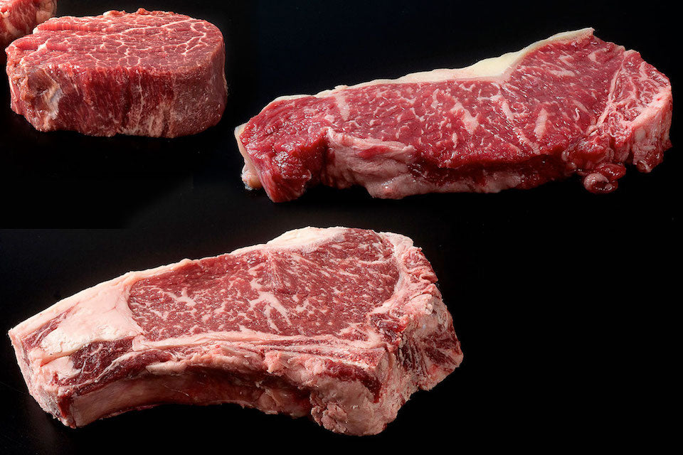 Carne premium, chuletas, entrecots y medallones de solomillo
