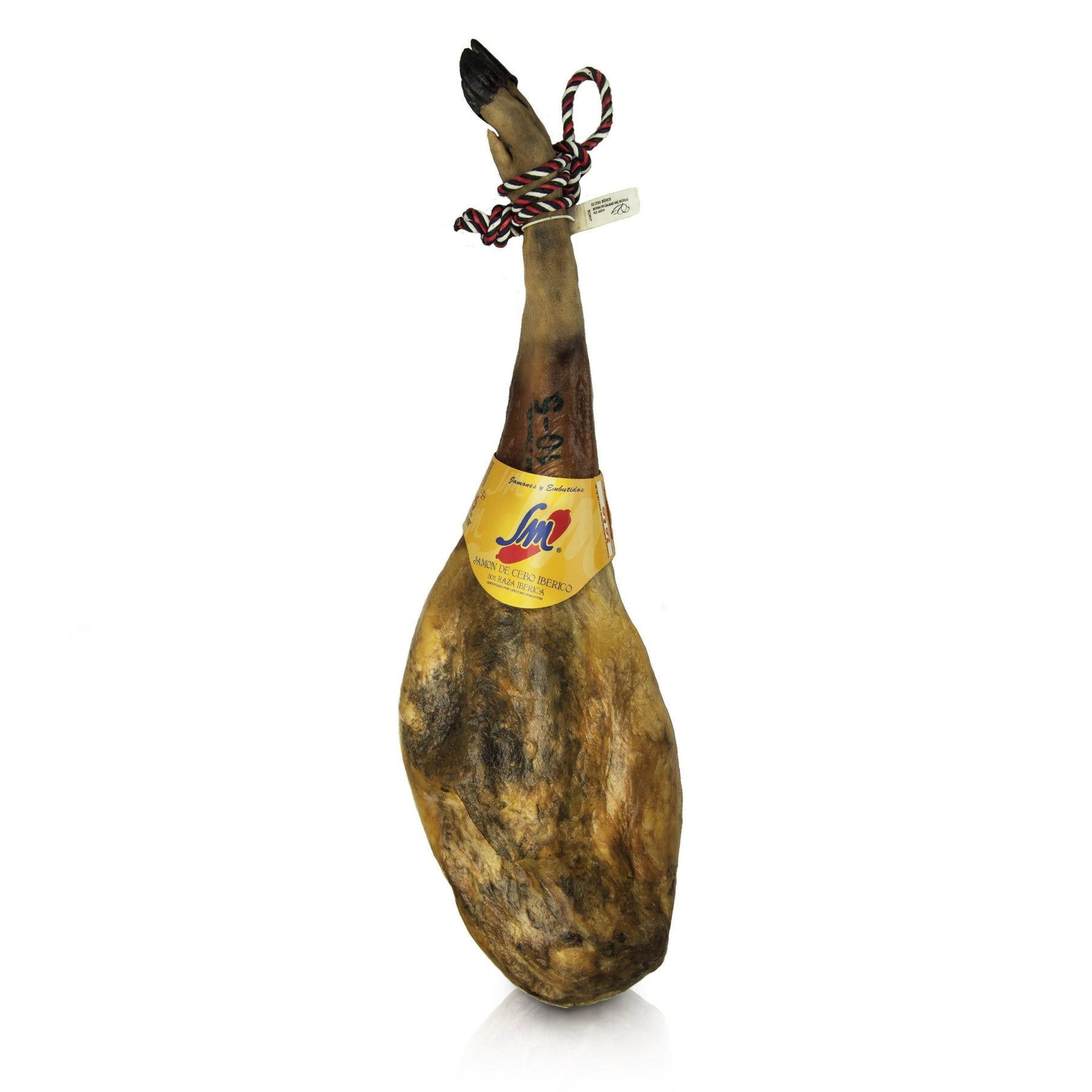 jamón etiqueta blanca