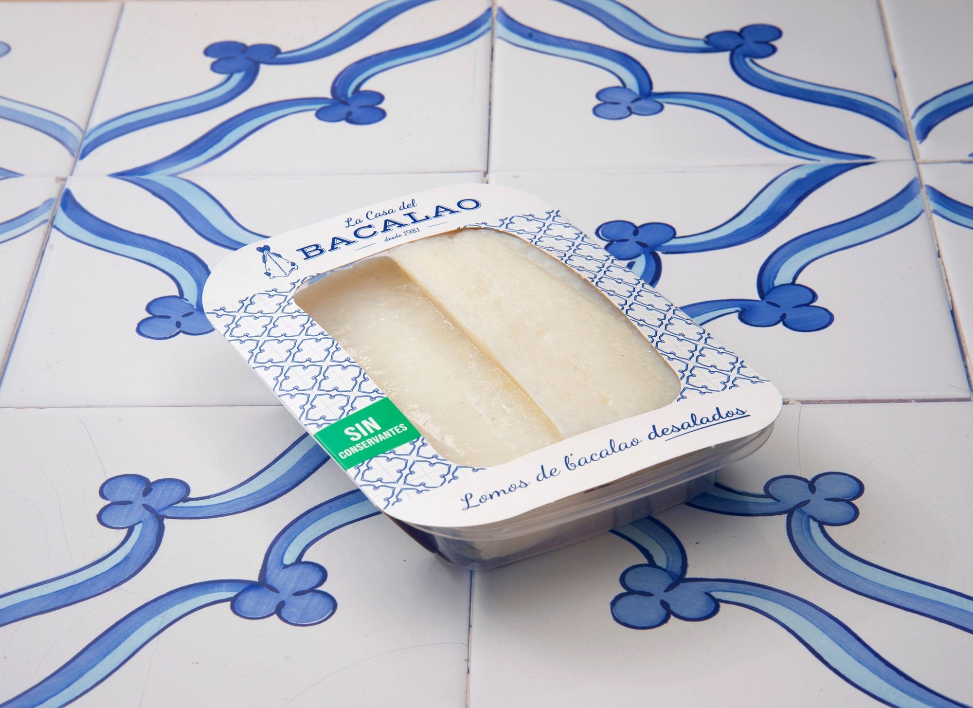Lomos de bacalao desalado