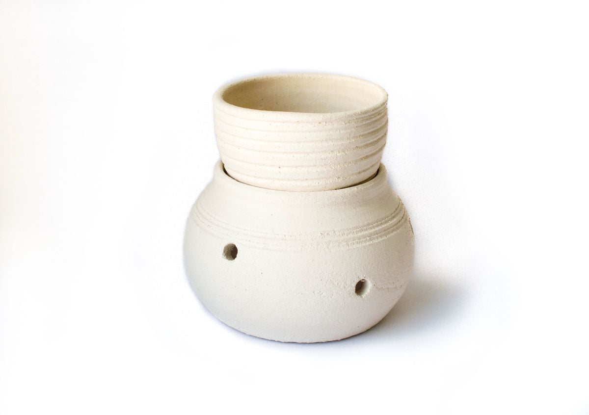 Lámpara de aroma blanca