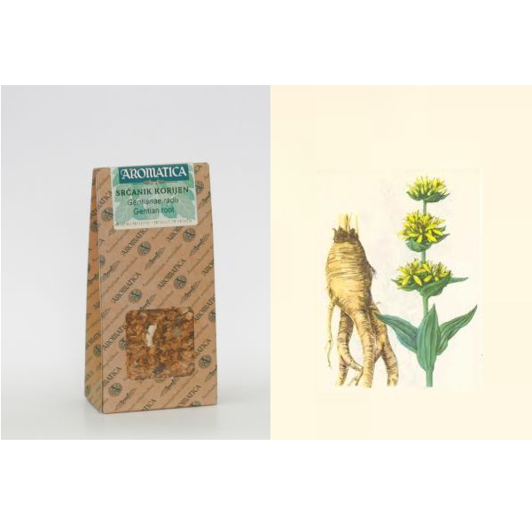 Radice di Genziana 80 g, Gentianae radix