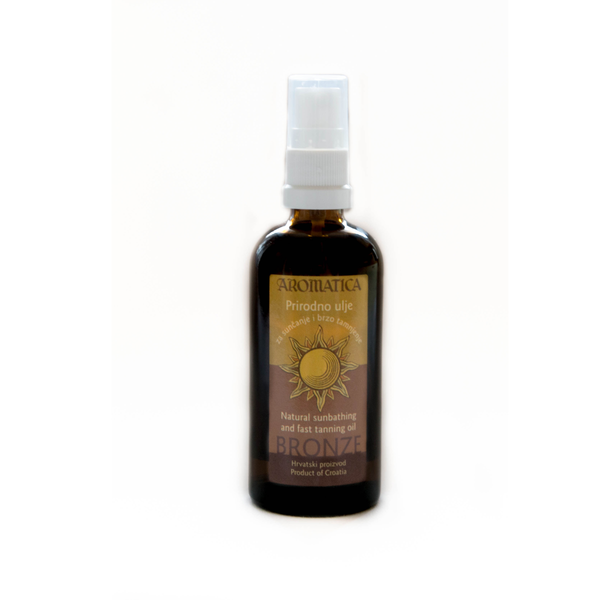 Natural tanning oil for sunbathing and quick tanning 100 ml