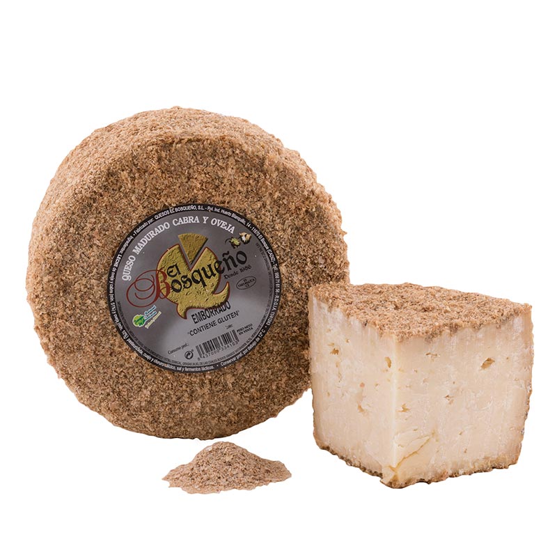 queso curado emborrado mezcla