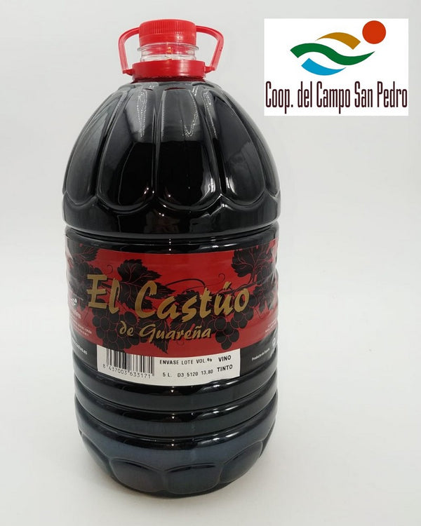 Vino Tinto Castuo 3 garrafas de 5 L