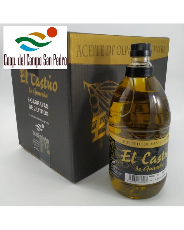 Aceite de Oliva Virgen Extra 6 garrafas de 2 L