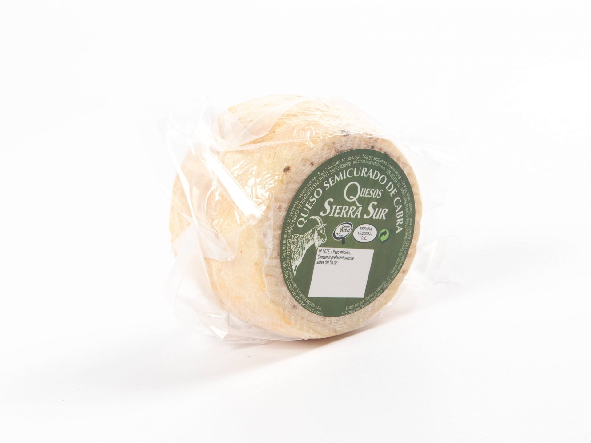 Queso de oveja semicurado 0.400 kg con corteza natural