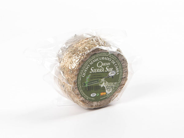Queso de cabra semicurado 0.400 kg con romero