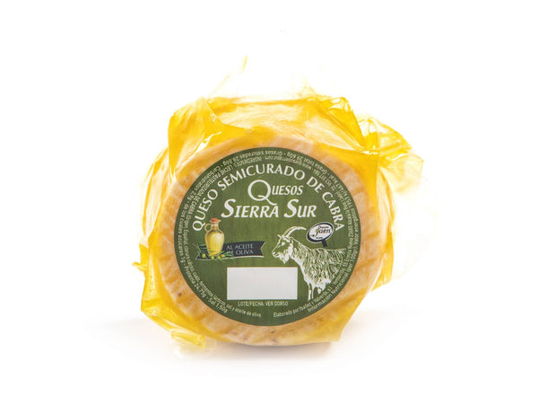 Semi-cured goat cheese 0.400 Kg in AOVE