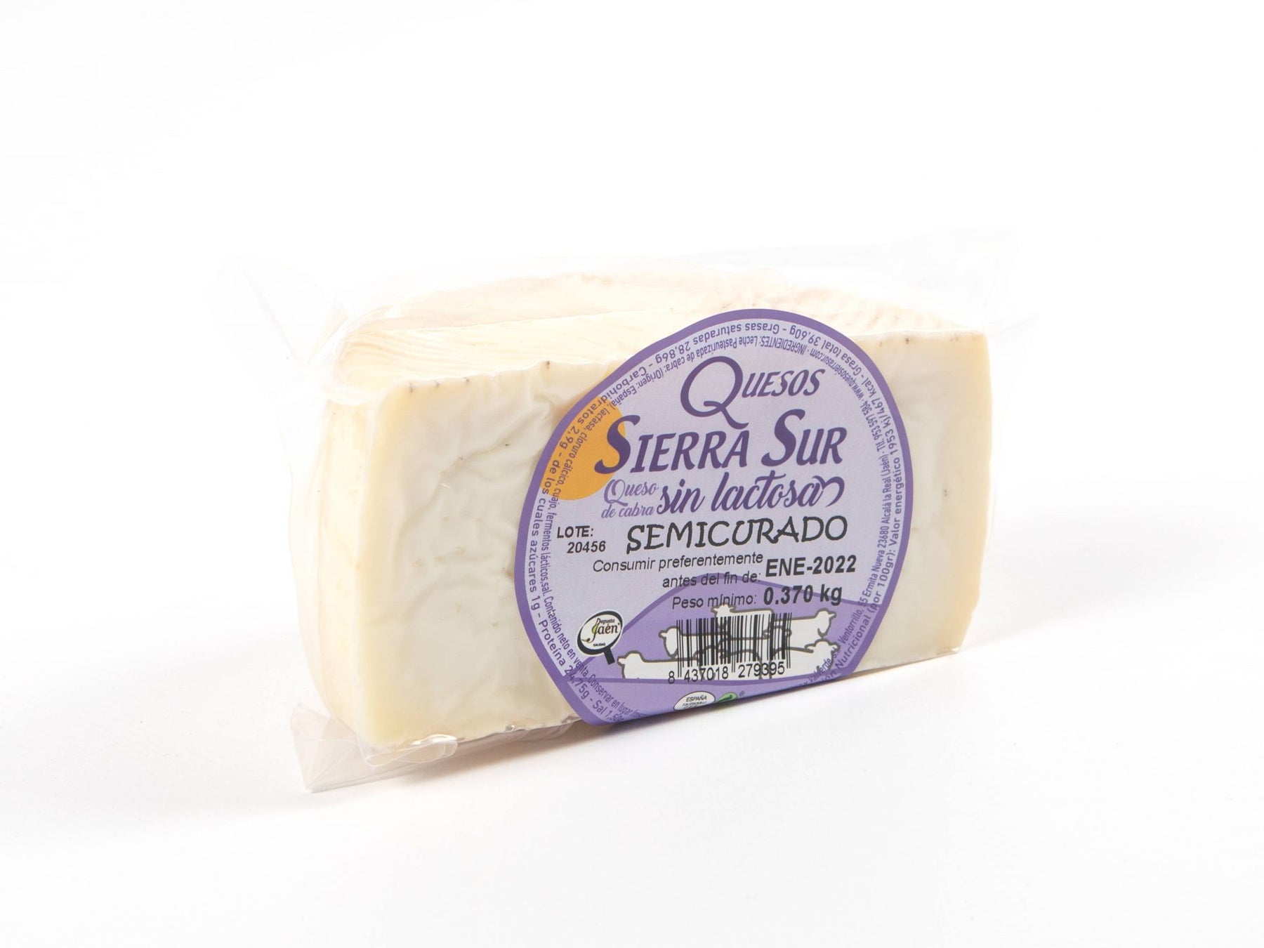 Queso de cabra semicurado sin lactosa queso medio
