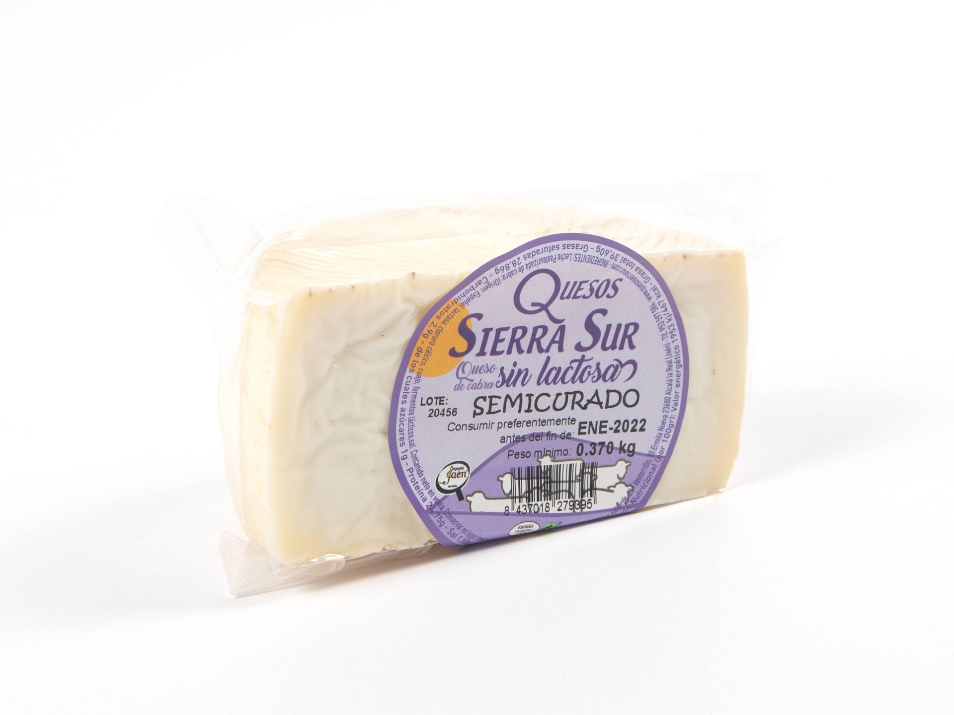 Queso de cabra semicurado sin lactosa queso medio