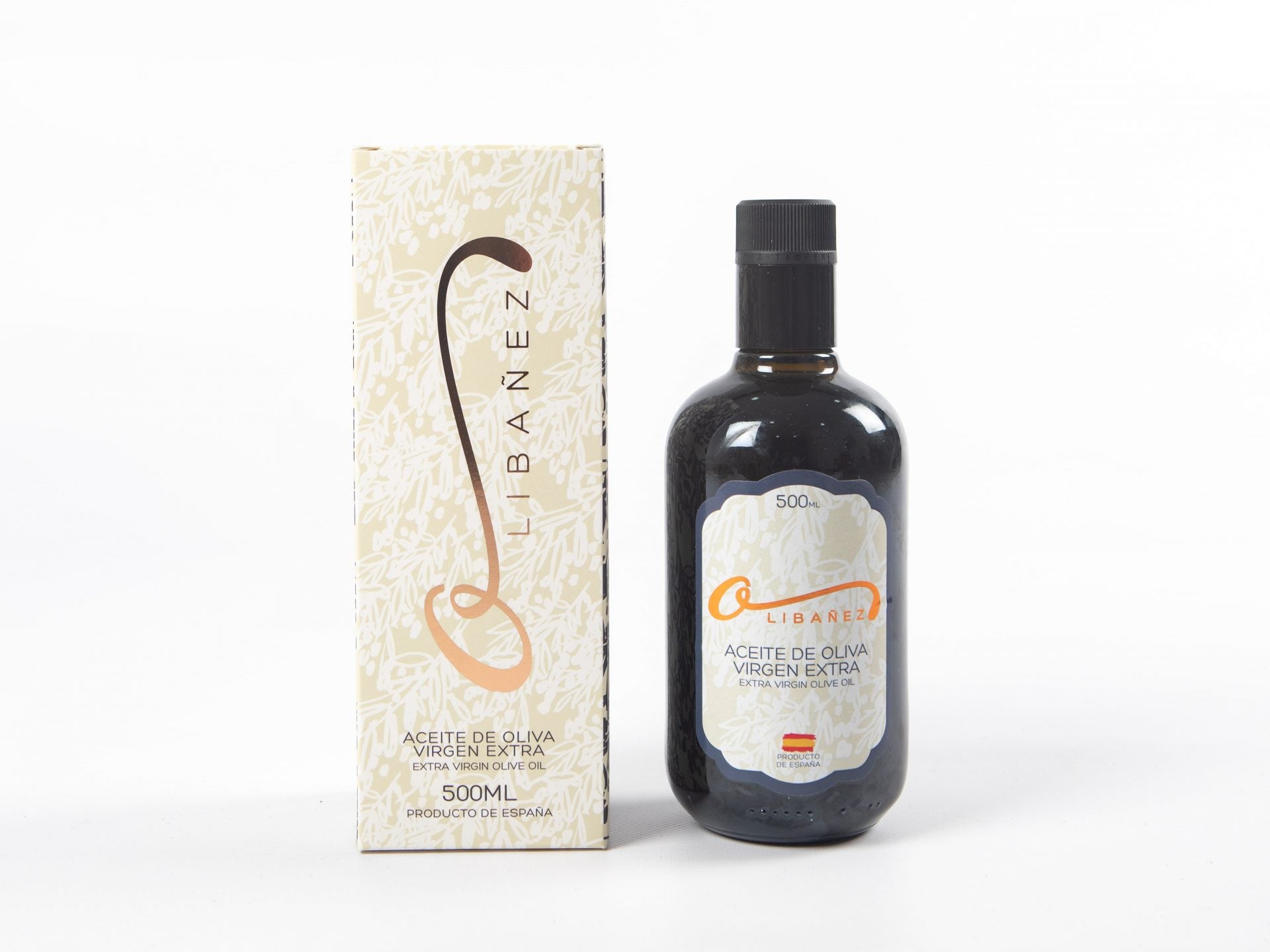OLIBAÑEZ - Extra Virgin Olive Oil Glass Bottle 500ML in Box