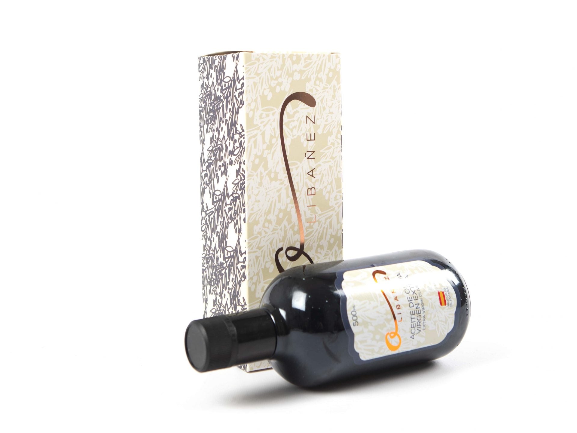 OLIBAÑEZ - Extra Virgin Olive Oil Glass Bottle 500ML in Box