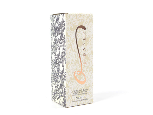 OLIBAÑEZ - Extra Virgin Olive Oil Glass Bottle 500ML in Box