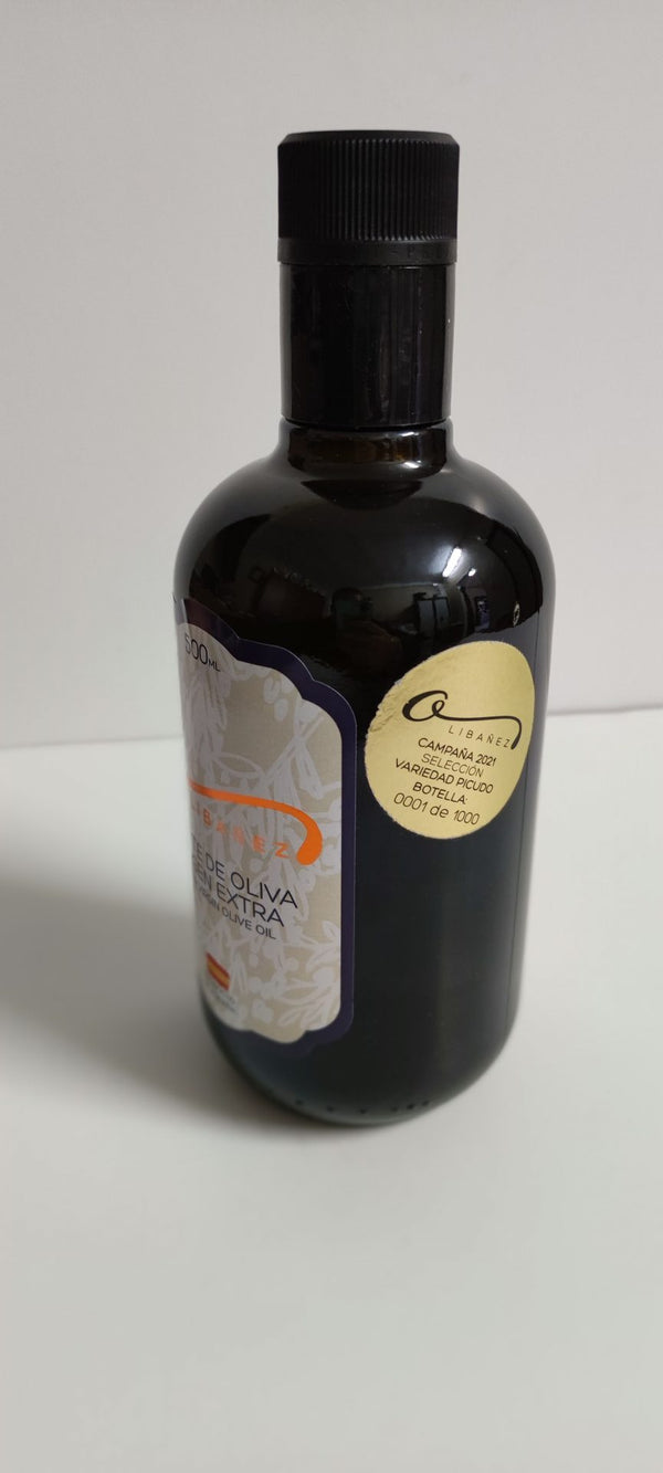 OLIBAÑEZ - Extra Virgin Olive Oil Glass Bottle 500ML in Box