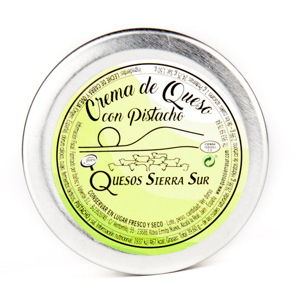 Queso crema con pistacho