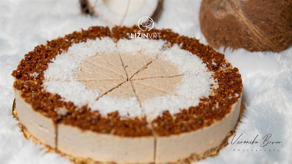 BIO PRESNA TORTA kokos / ORGANIC RAW CAKE coconut