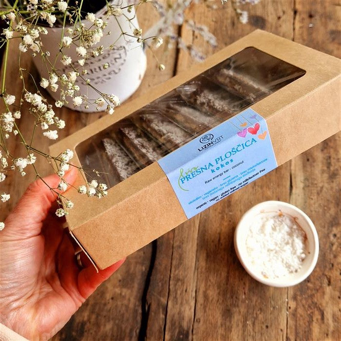 PAKET-7 Organic Raw Bar - Coconut, 7 x 30 g