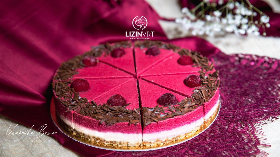 EKO PRESNA TORTA višnja-limona / ORGANIC RAW CAKE sour cherry-lemon