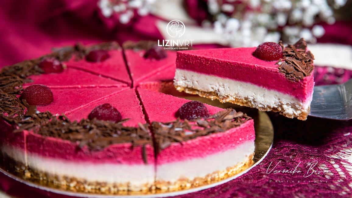 EKO PRESNA TORTA višnja-limona / ORGANIC RAW CAKE sour cherry-lemon