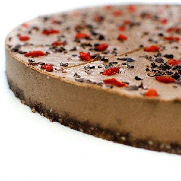 Organic raw chocolate cake - big - 16 pieces