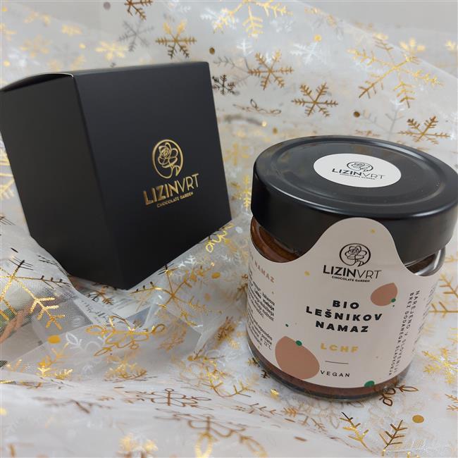 DARILNO: Lešnikov namaz (EKO) (0% sladkorja) 190 g + mini darilo