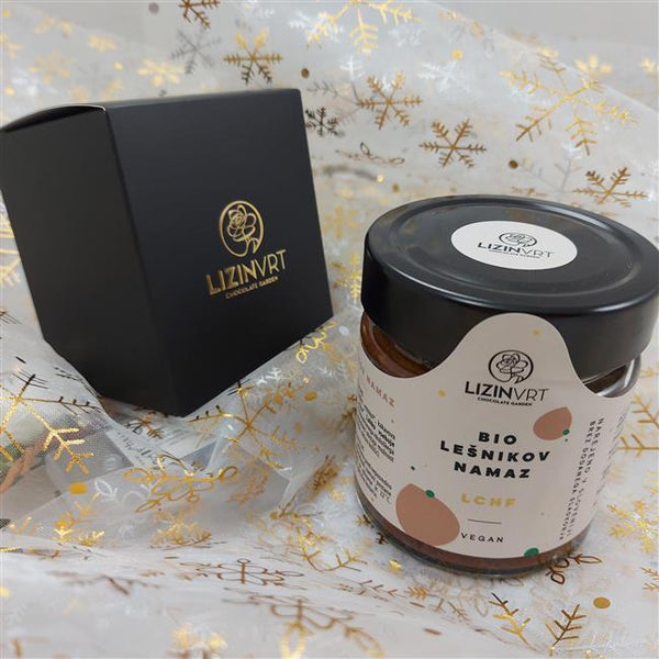 DARILNO: Lešnikov namaz (EKO) (0% sladkorja) 190 g + mini darilo
