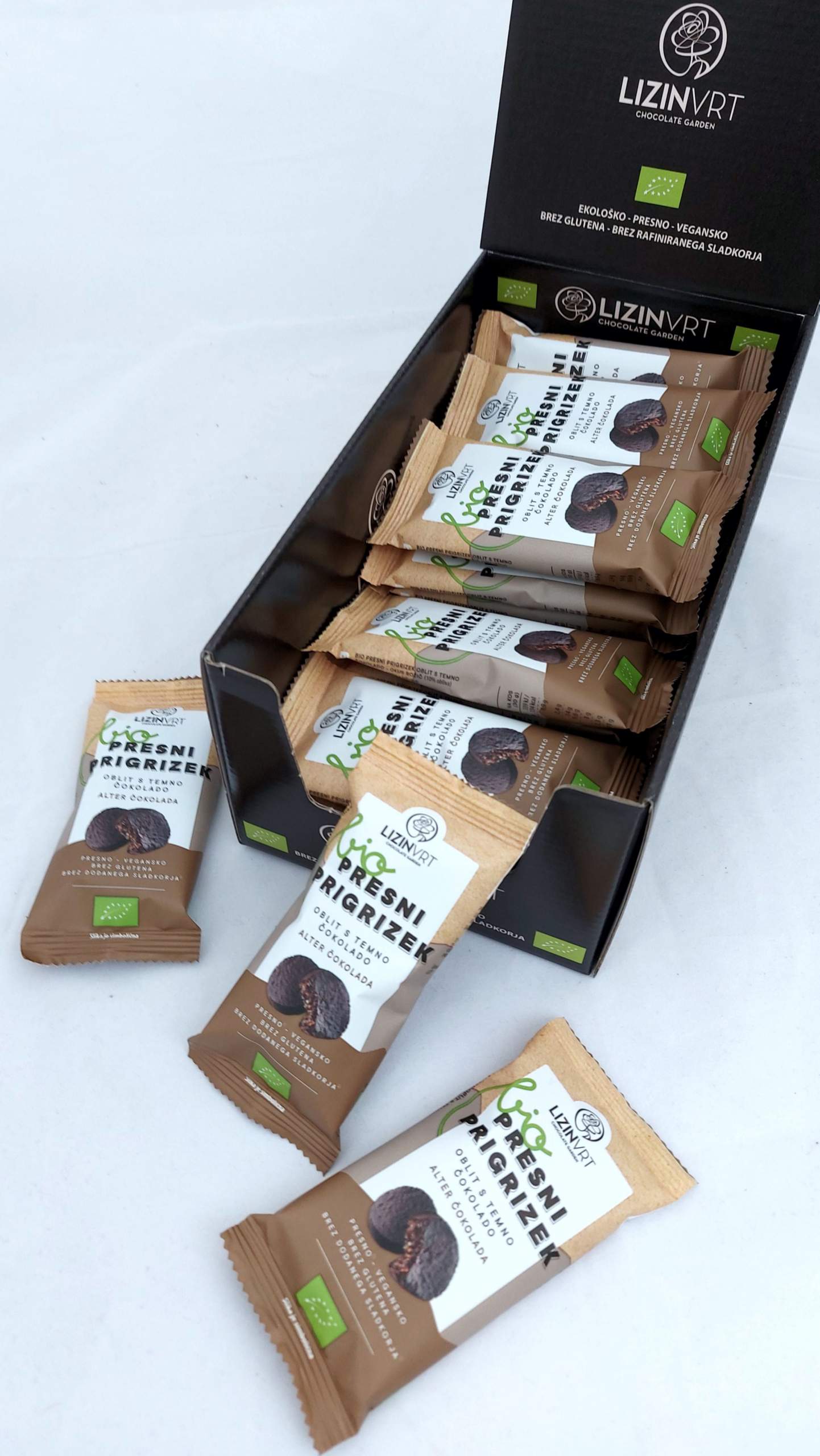 PROMOTION(package25) Raw Snack Coated with Dark Chocolate-alter 30 g