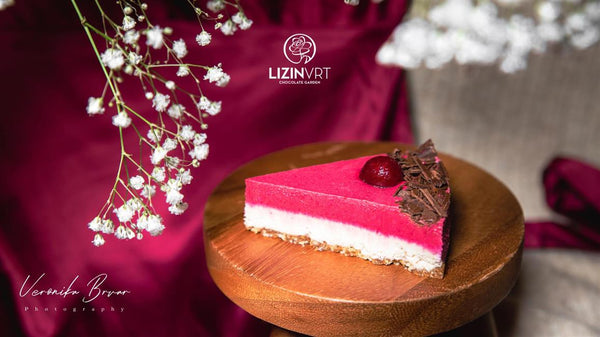 EKO PRESNA TORTE višnja-limona / ORGANIC RAW CAKE sour cherry-lemon