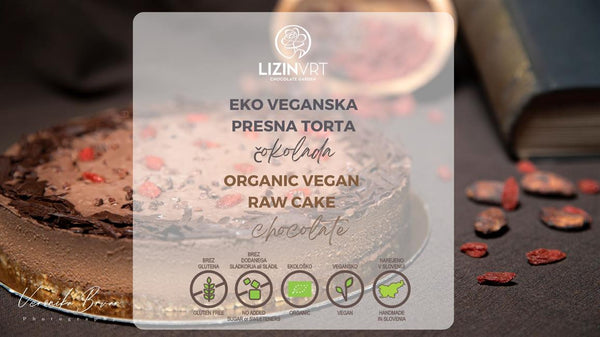 EKO PRESNA TORTA - čokolada / ORGAANIC RAW CAKE - chocolate