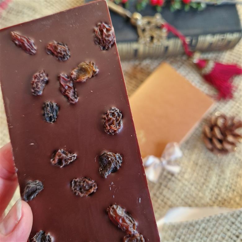 Organic Chocolate Gift - Raisins 50 g