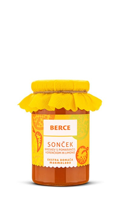 Sončna sadna marmelada