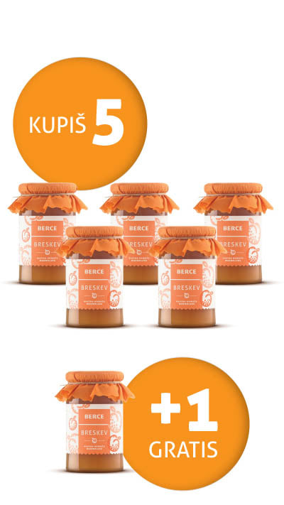 Marmelada od breskve 5+1 besplatno