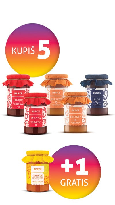Package – Berce Fruit Spreads 5 + 1 Free