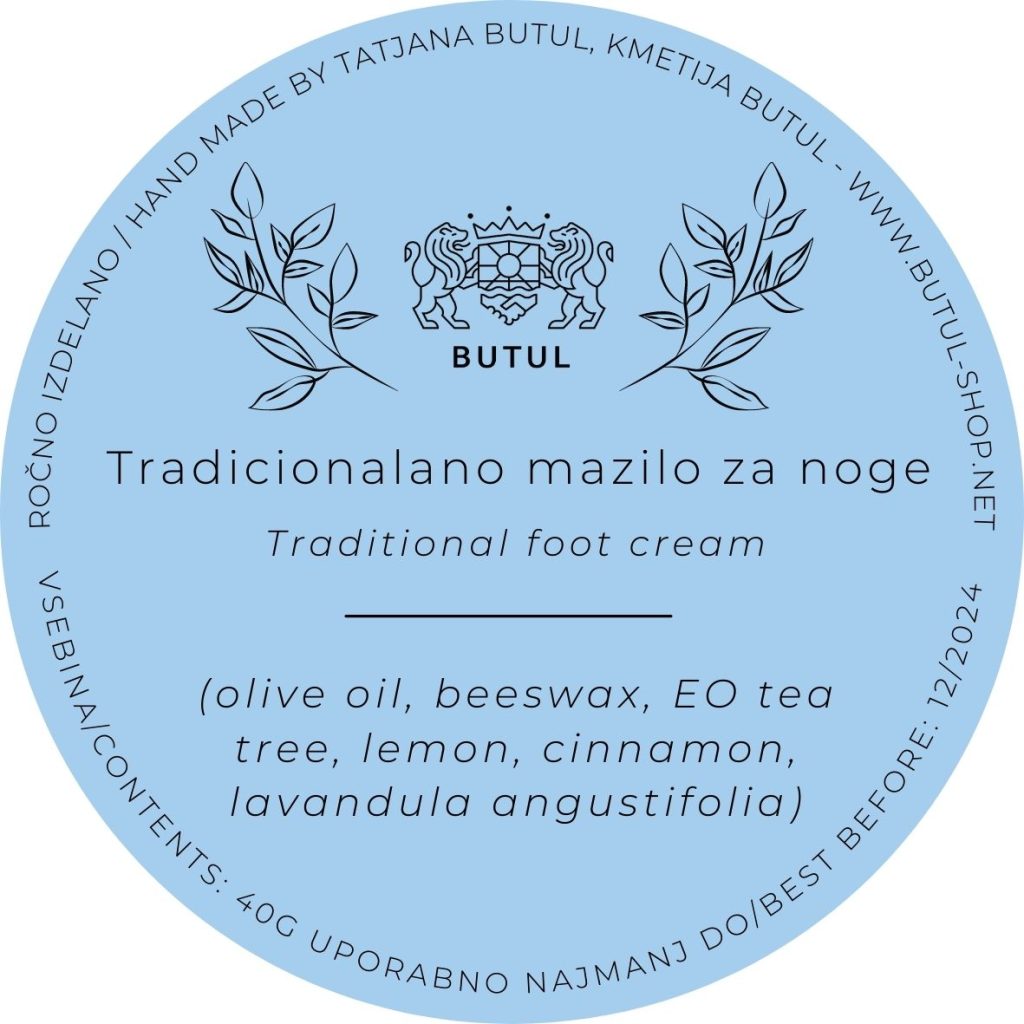Tradicionalna mast za lagane noge