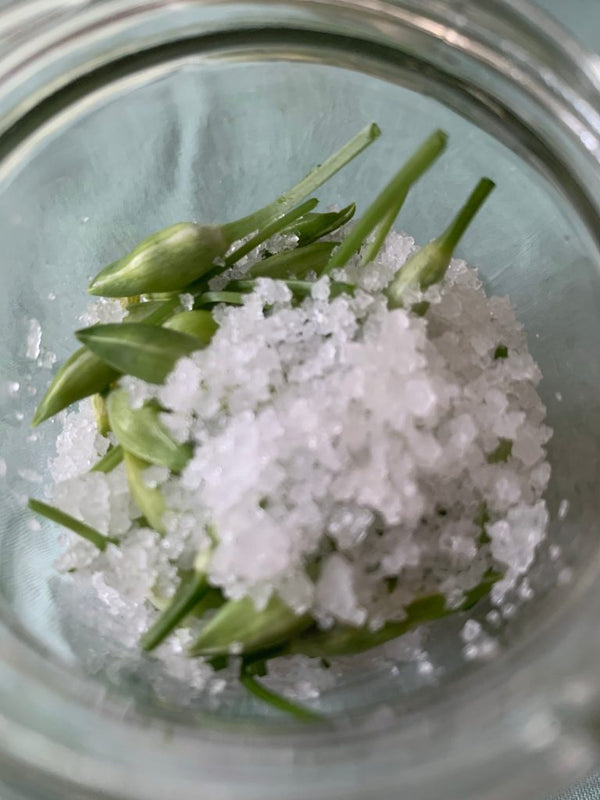 Wild Garlic Buds in Salt