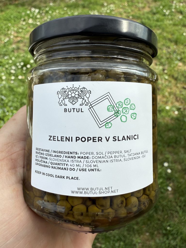 Zeleni poper v slanici 212 ml